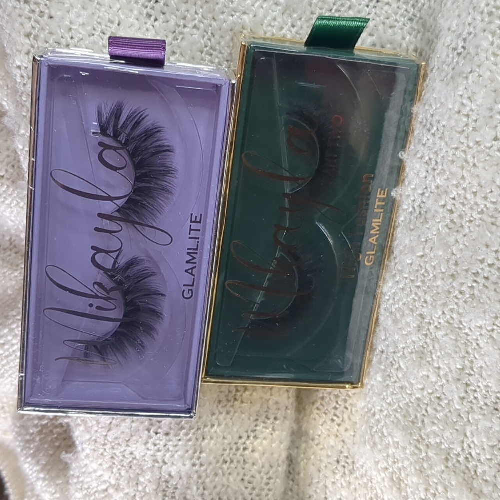 GLAMLITE Mikayla x Glamlite 3D Faux Lashes in Brand New/Paht Two Bundle